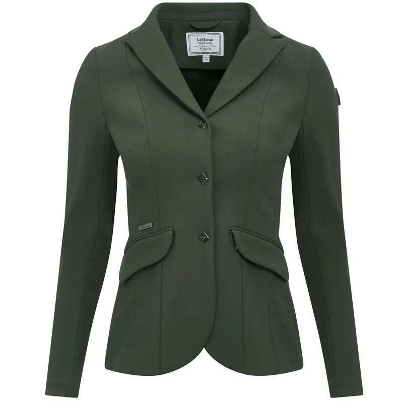 LeMieux Jessica Mesh Womens Show Jacket - Pine Green-10