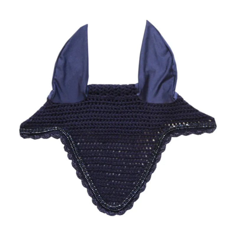 Kentucky Long Stone and Pearl Fly Veil - Dark Navy