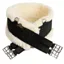 Kentucky Elasticated Sheepskin Girth - Black/Natural