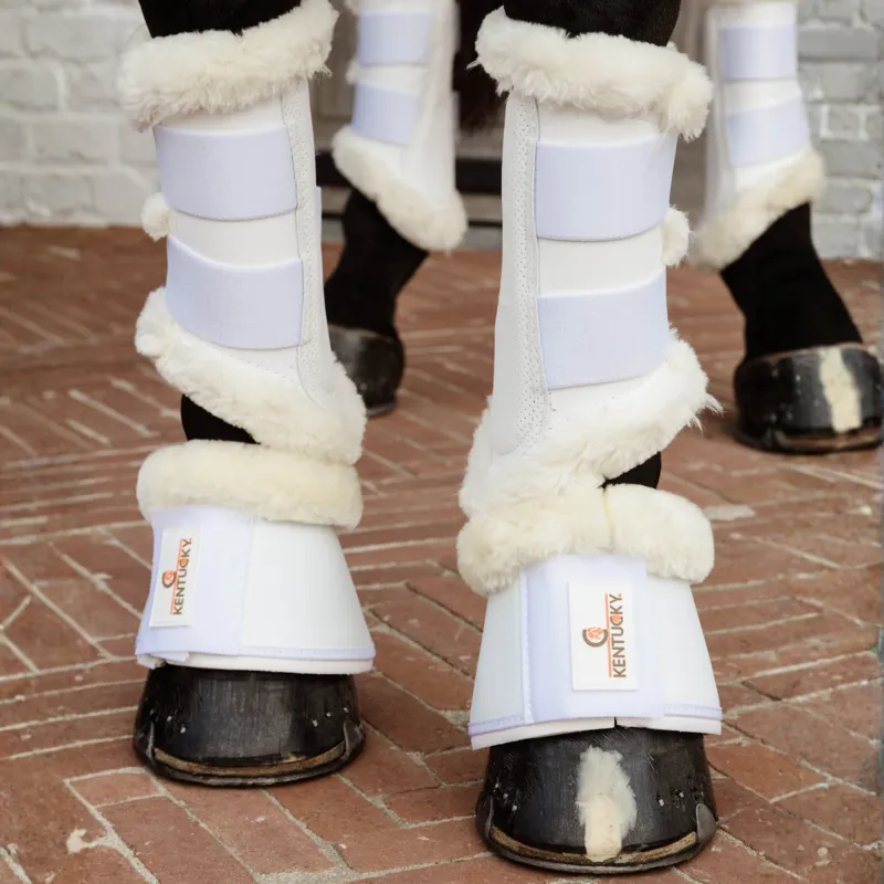 Kentucky Air Brushing Boots - White-2