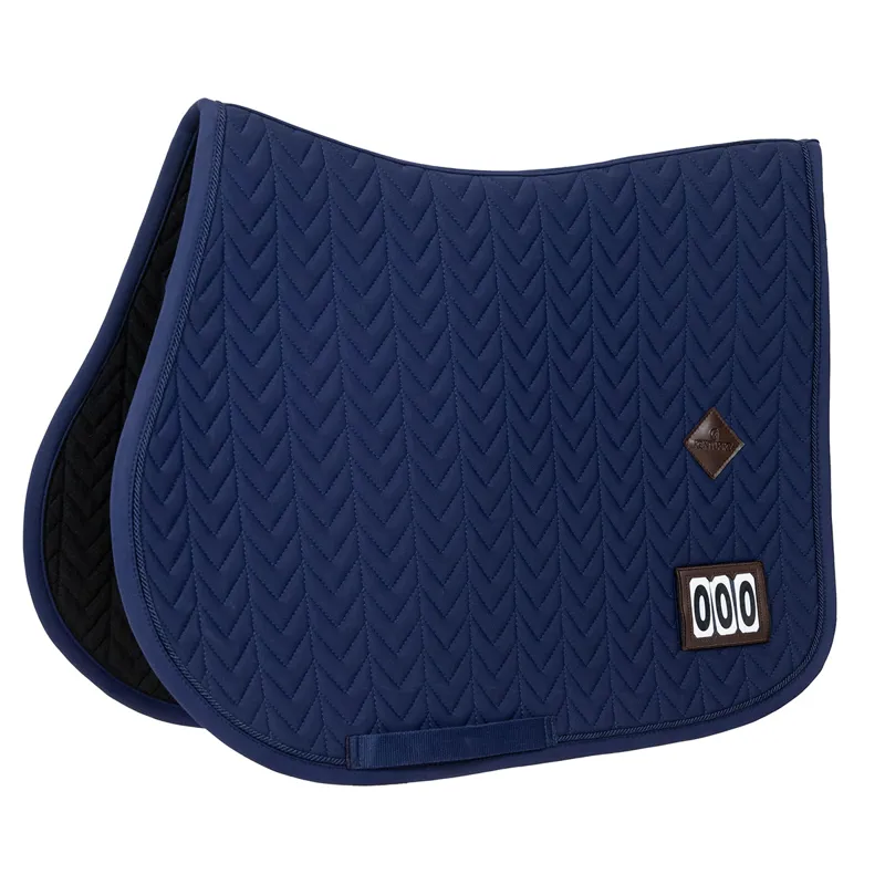 Kentucky Fishbone Competition Jump Number Saddlecloth - Navy