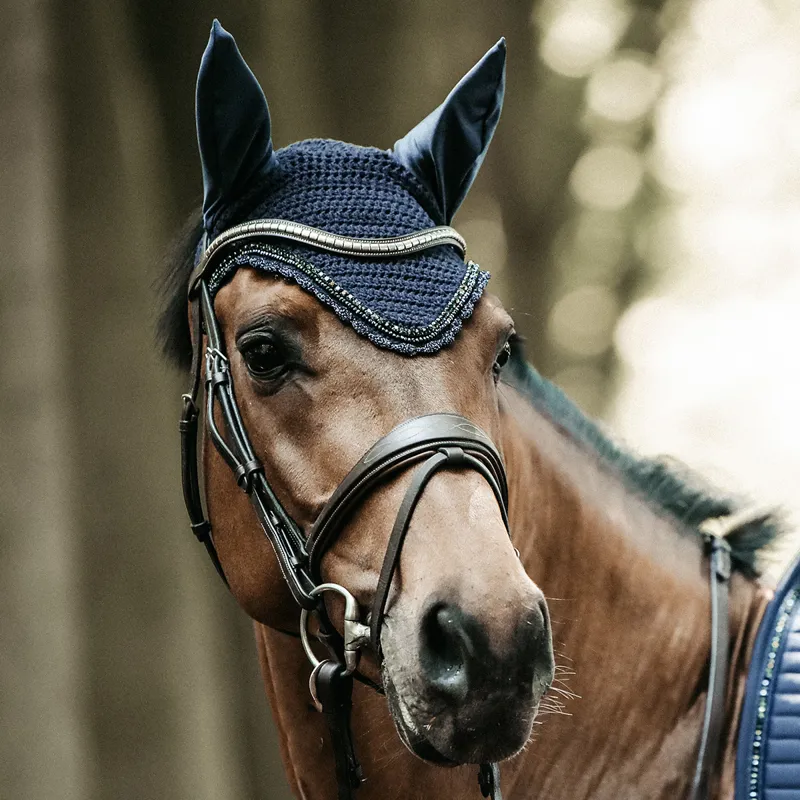 Kentucky Long Stone and Pearl Soundless Fly Veil - Dark Navy-1