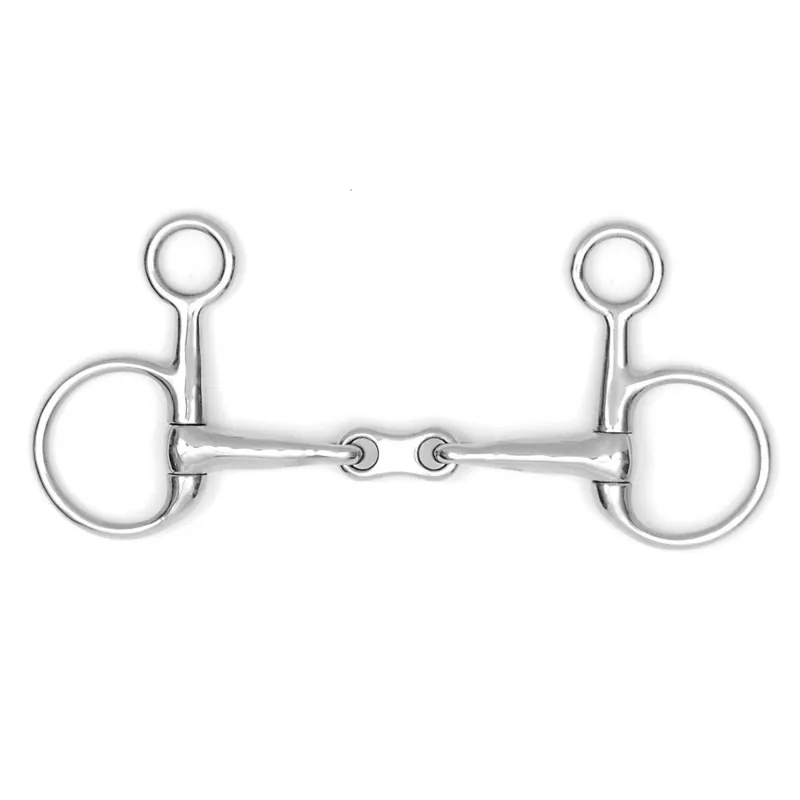 Korsteel Stainless Steel French Link Baucher Hanging Cheek Bit 