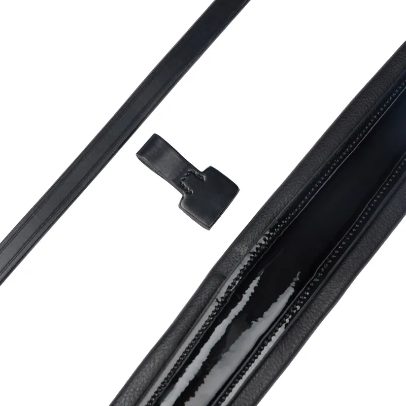 LeMieux Kudos Patent Rolled Dressage Bridle - Black-4
