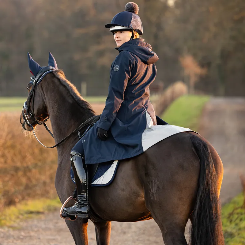 LeMieux Amelie Ladies Lightweight Long Riding Jacket - Navy-9