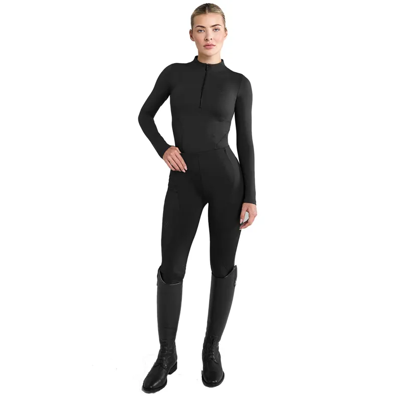 Aztec Diamond Core Full Grip Ladies Riding Leggings - Black-3