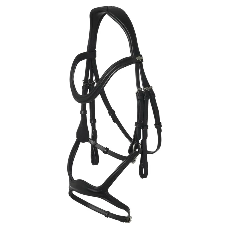 LeMieux Kudos Sport Bridle - Black/Silver-1
