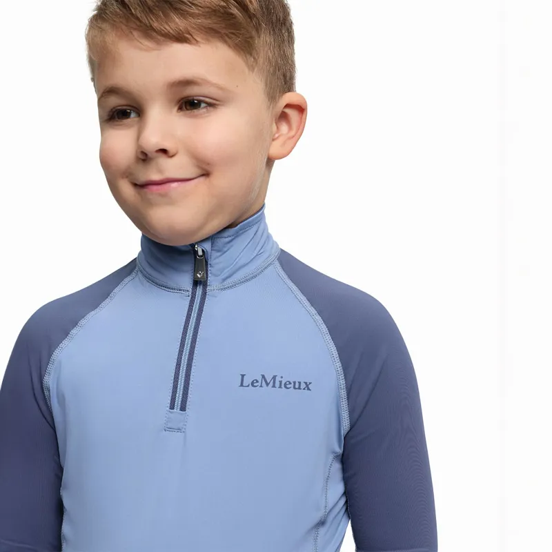 LeMieux Mini Classique Junior Base Layer - Powder Blue-6