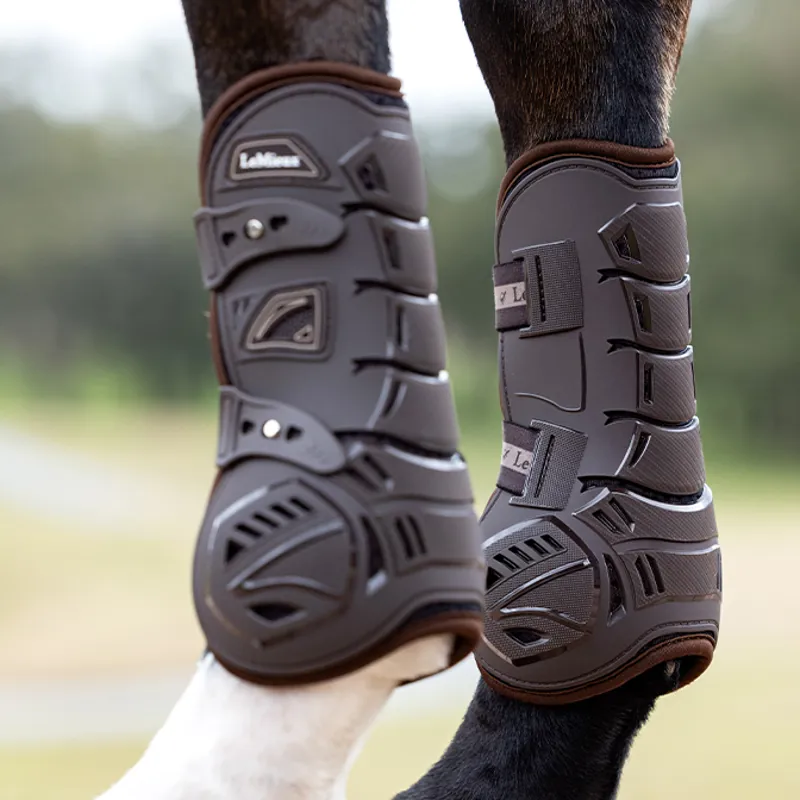 LeMieux Motion Cool Tendon Boots - Brown-4