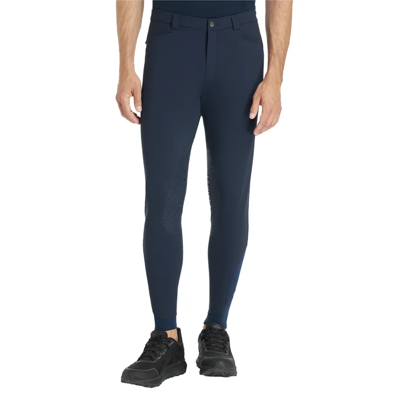 LeMieux Sport Knee Grip Mens Breeches - Navy