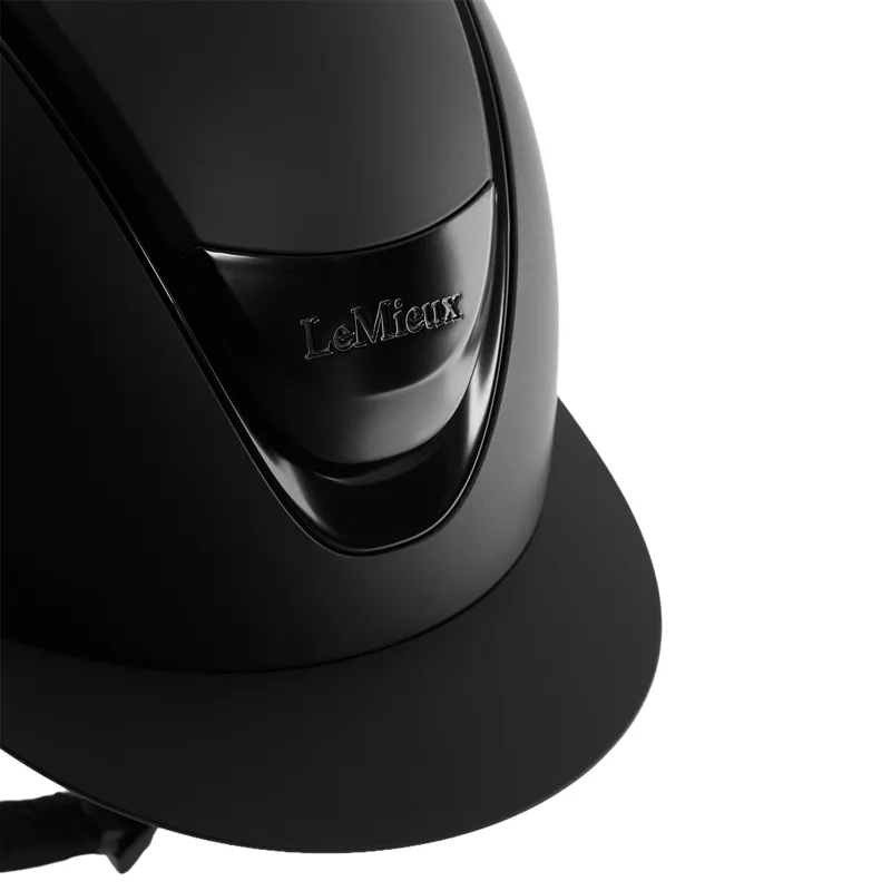 LeMieux Verv Helmet Panel - Matte Black-2