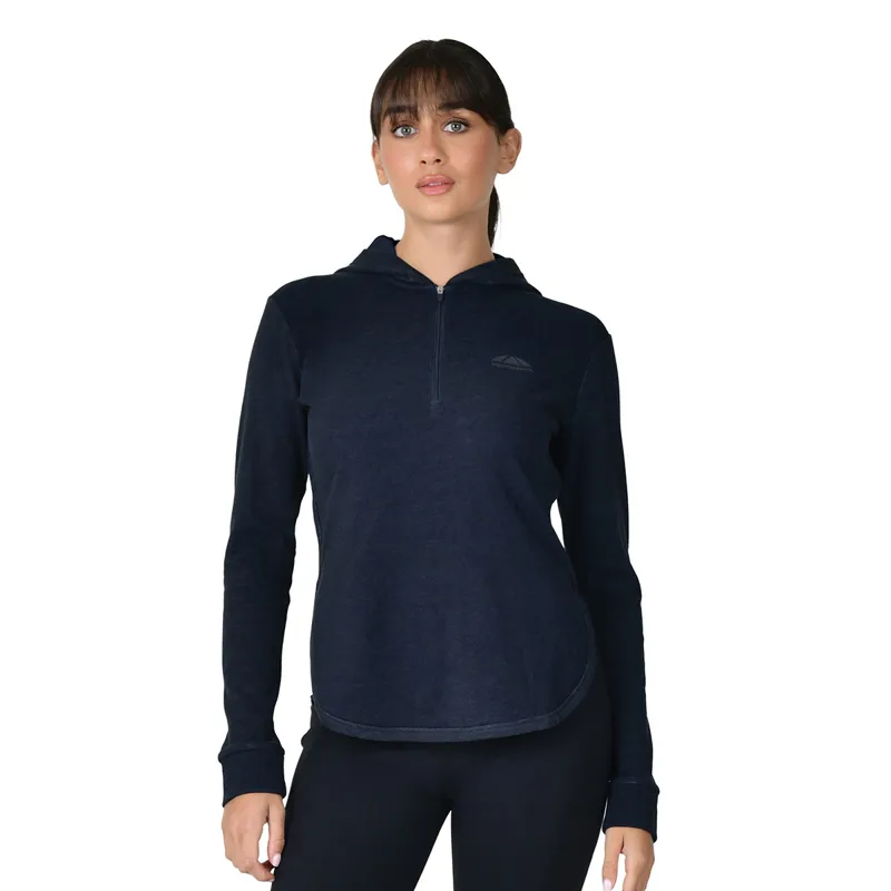 WeatherBeeta London Womens Layer Hoodie - Navy Marble