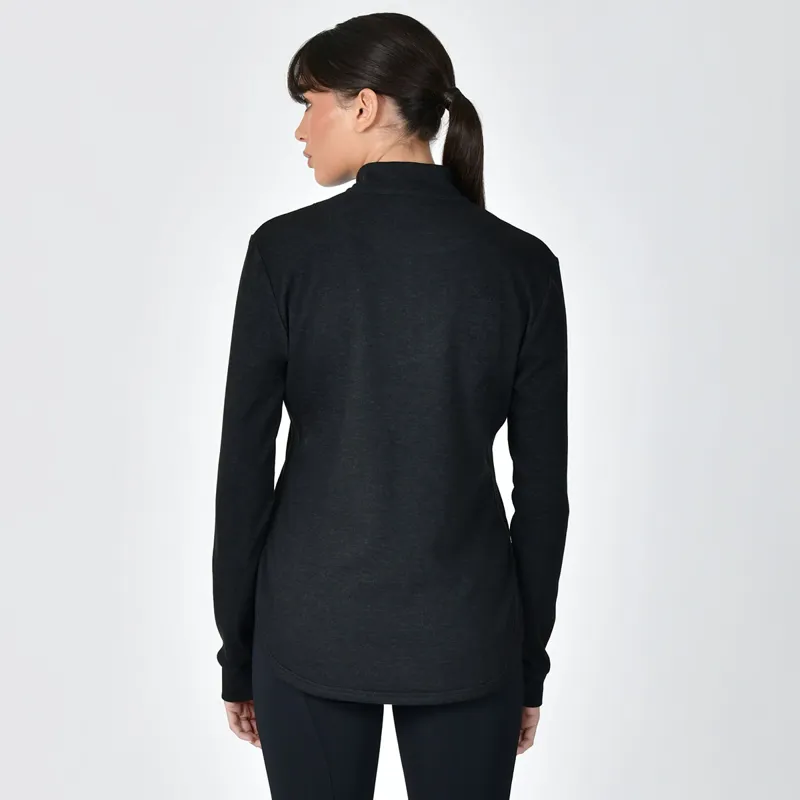 WeatherBeeta London Womens Long Sleeve Top - Black Marble-2