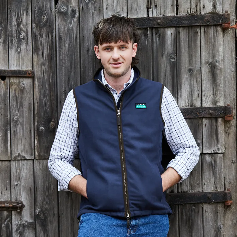 Ridgeline Monarch Mens Gilet - Navy-1