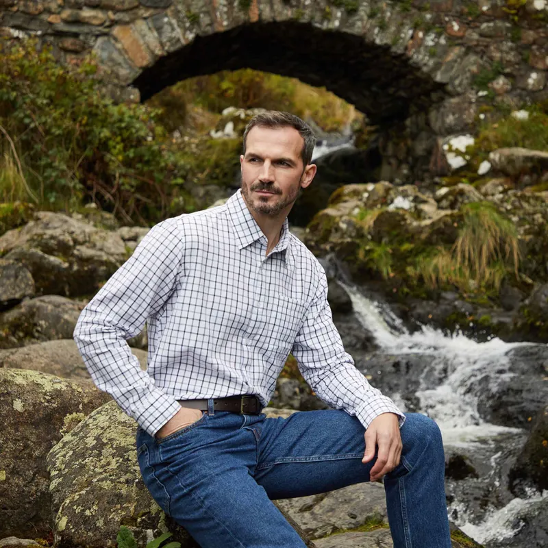 Ridgeline Sedgebrook Mens Shirt - Deep Forest/Smokey Olive-1