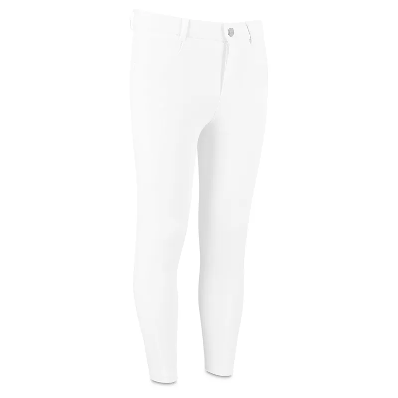Kentucky Mexico City Junior Boys Knee Grip Compeition Breeches - White