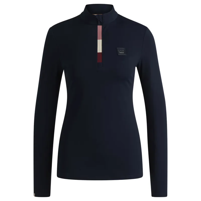 BOSS Equestrian Minou Womens Training Shirt - Sky Captain-1