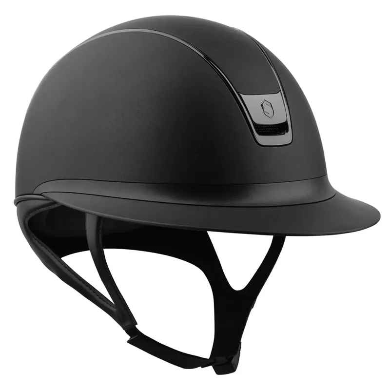 Samshield Miss Shield Shadowmatt 2.0 Hat with Dressage Harness - Black