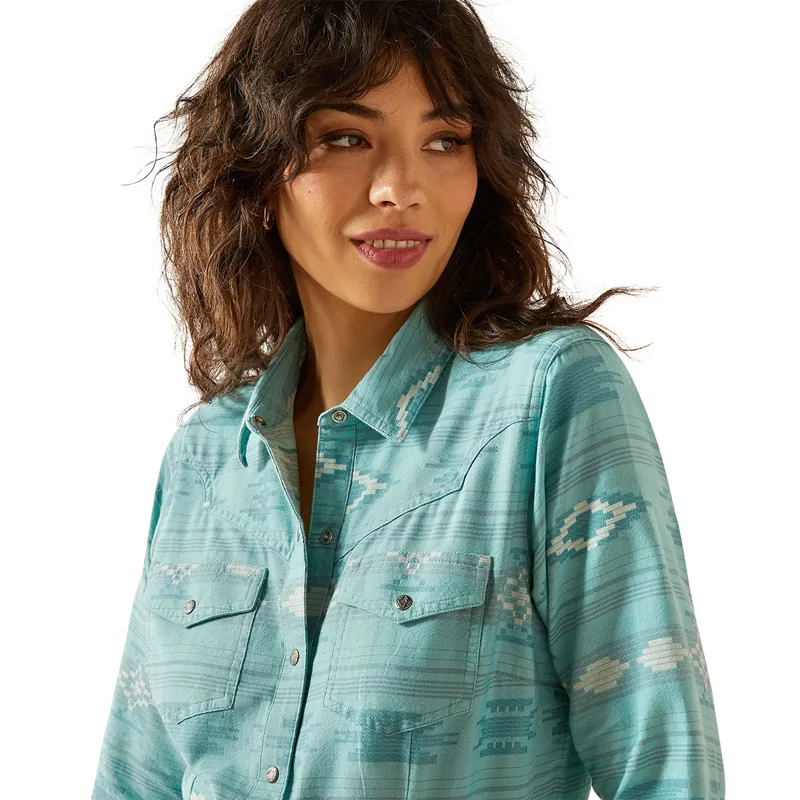 Ariat Montana Western Womens Shirt - Montana Blanket Jacquard-2