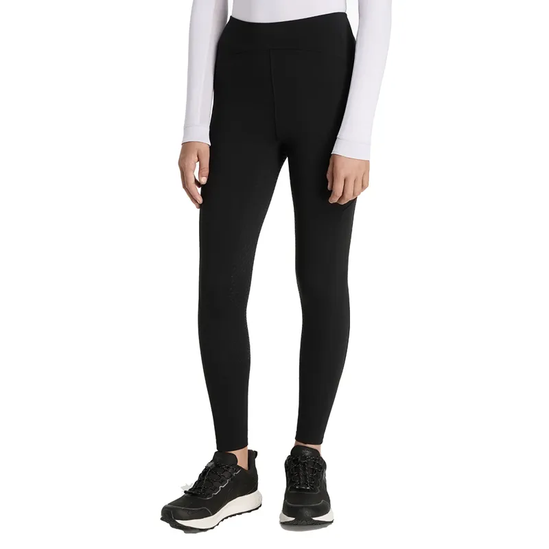 LeMieux Young Rider Nell Brushes Pull On Junior Riding Tights - Black