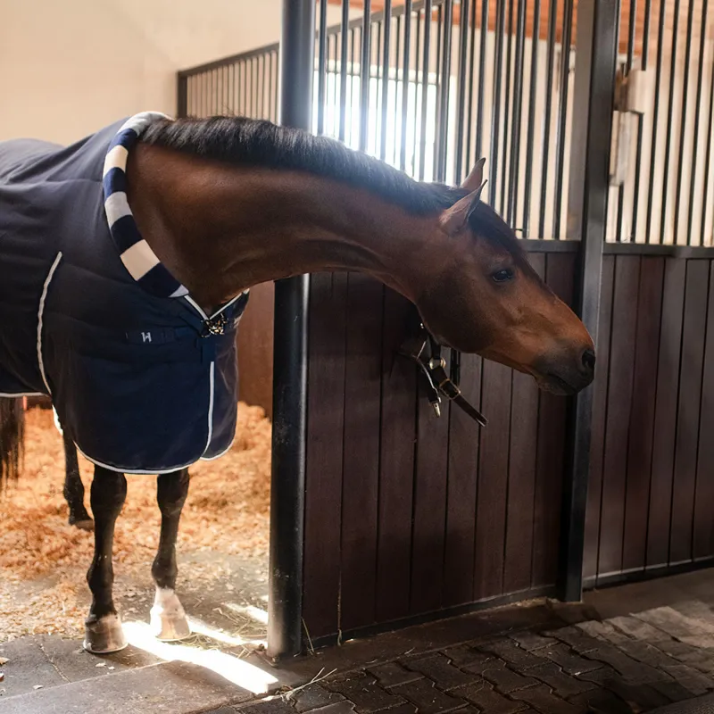 Horseware Newmarket Cosy 200g Stable Rug - Whitney Navy-12