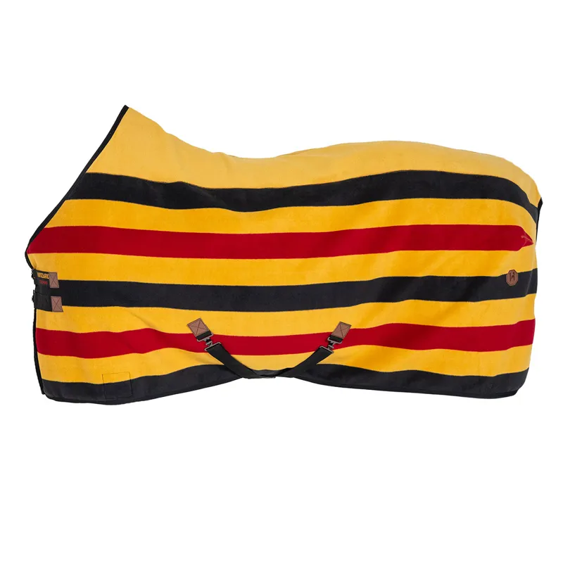 Horseware Newmarket Fleece Cooler Rug - Witney Gold-5