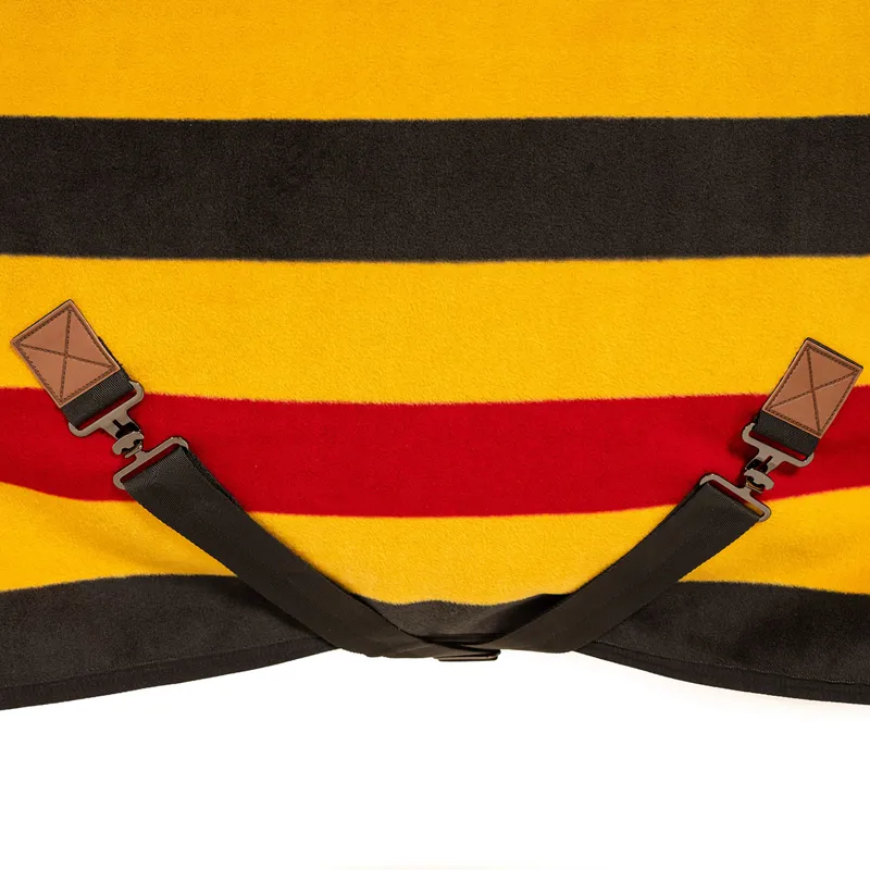 Horseware Newmarket Fleece Cooler Rug - Witney Gold-4