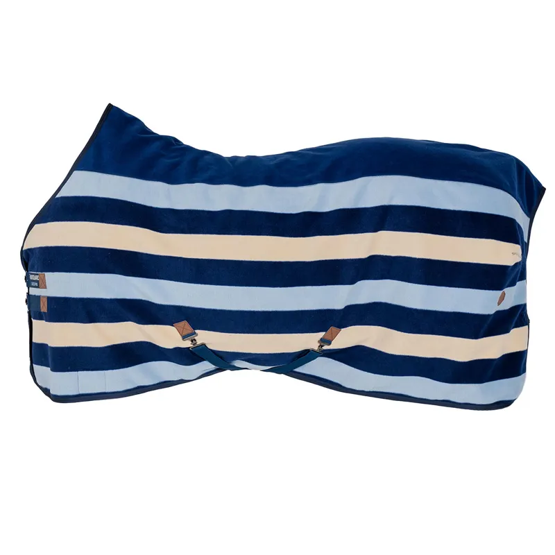 Horseware Newmarket Fleece Cooler Rug - Witney Navy-3