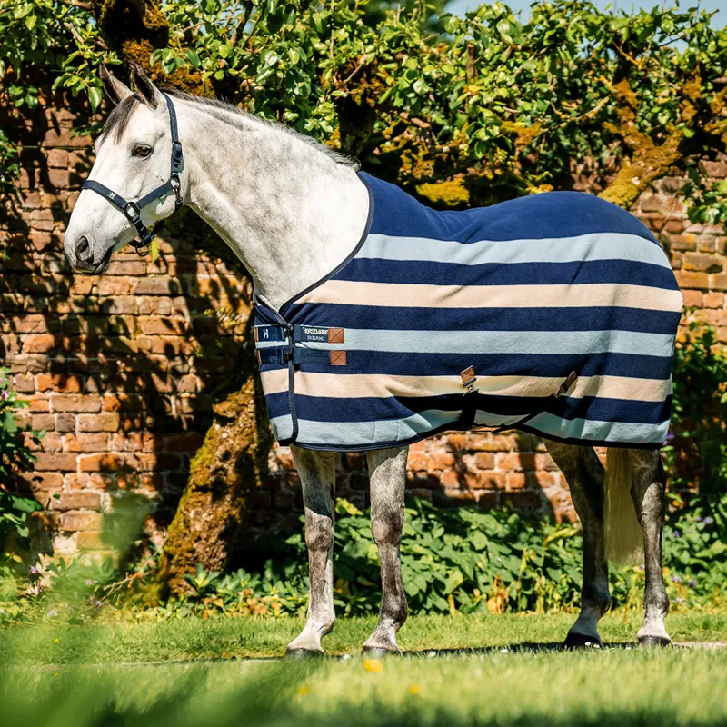 Horseware Newmarket Fleece Cooler Rug - Witney Navy