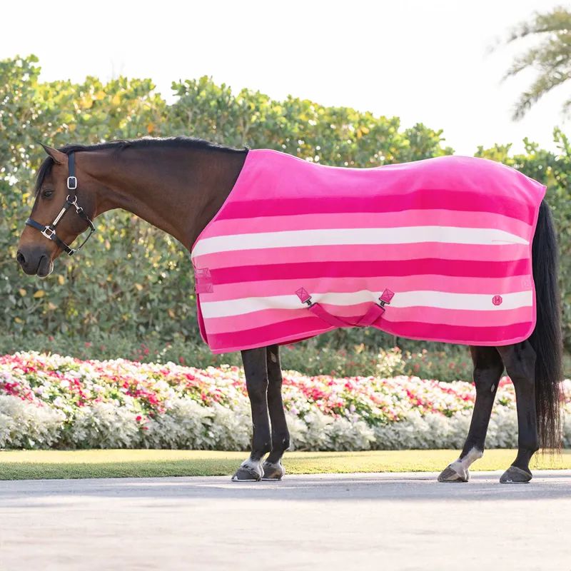 Horseware Newmarket Fleece Cooler Rug - Witney Pink