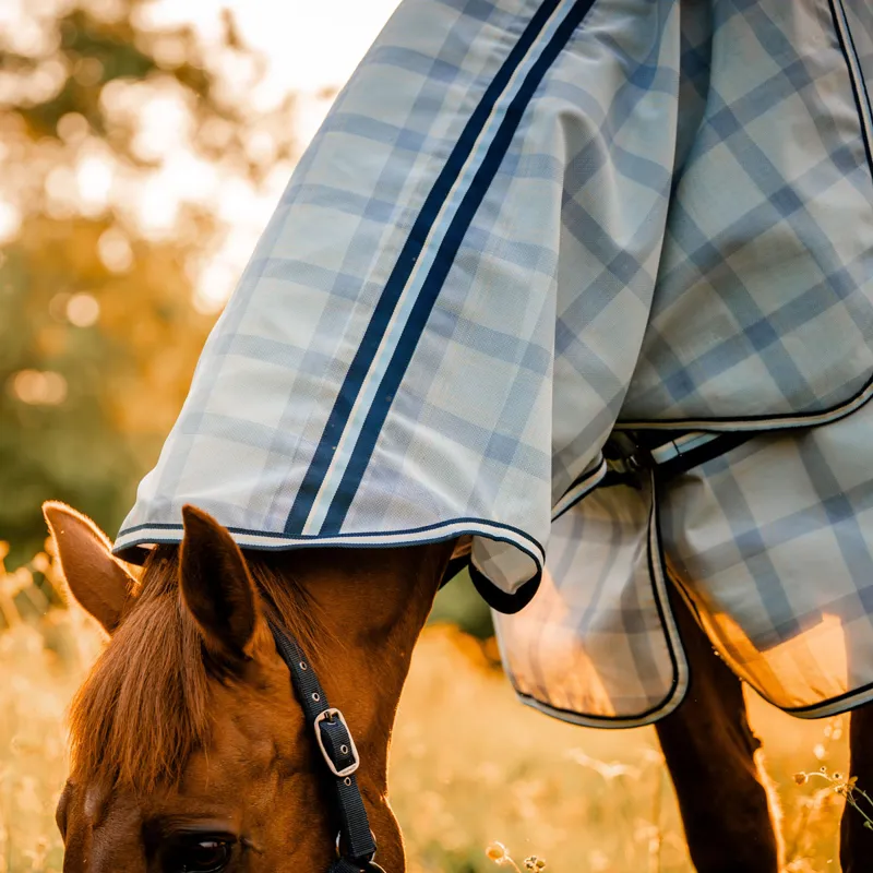 Horseware Newmarket Plus Detachable Neck Fly Sheet - Witney Navy-6