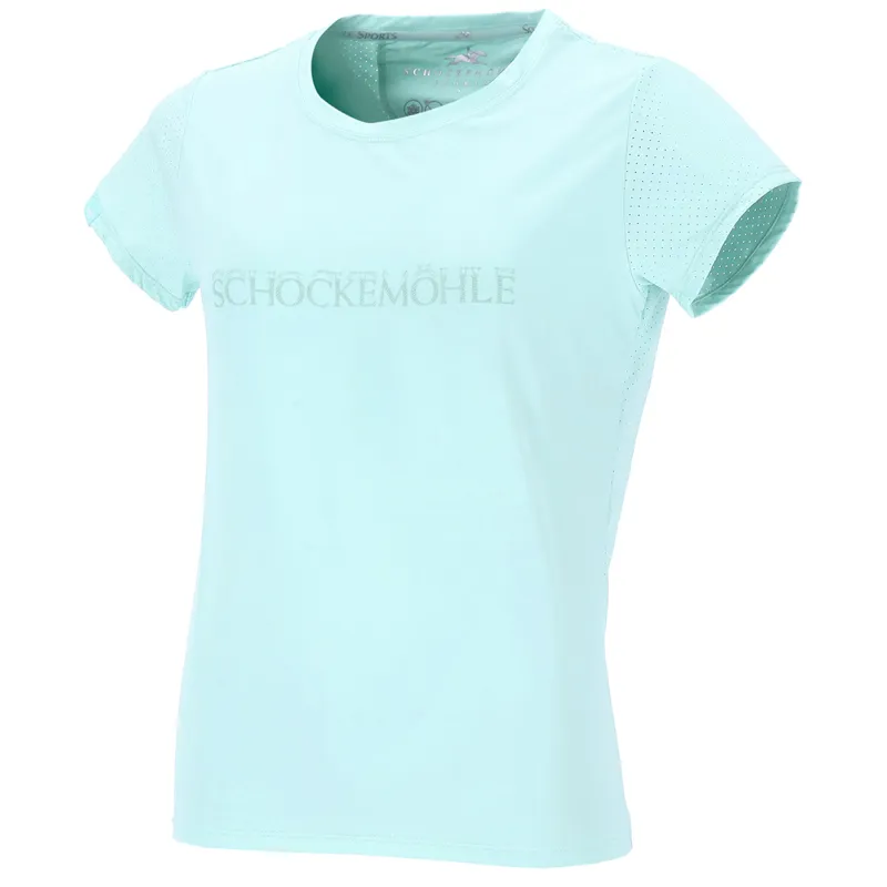 Schockemohle Nina Style Ladies T-Shirt - Aqua Sea