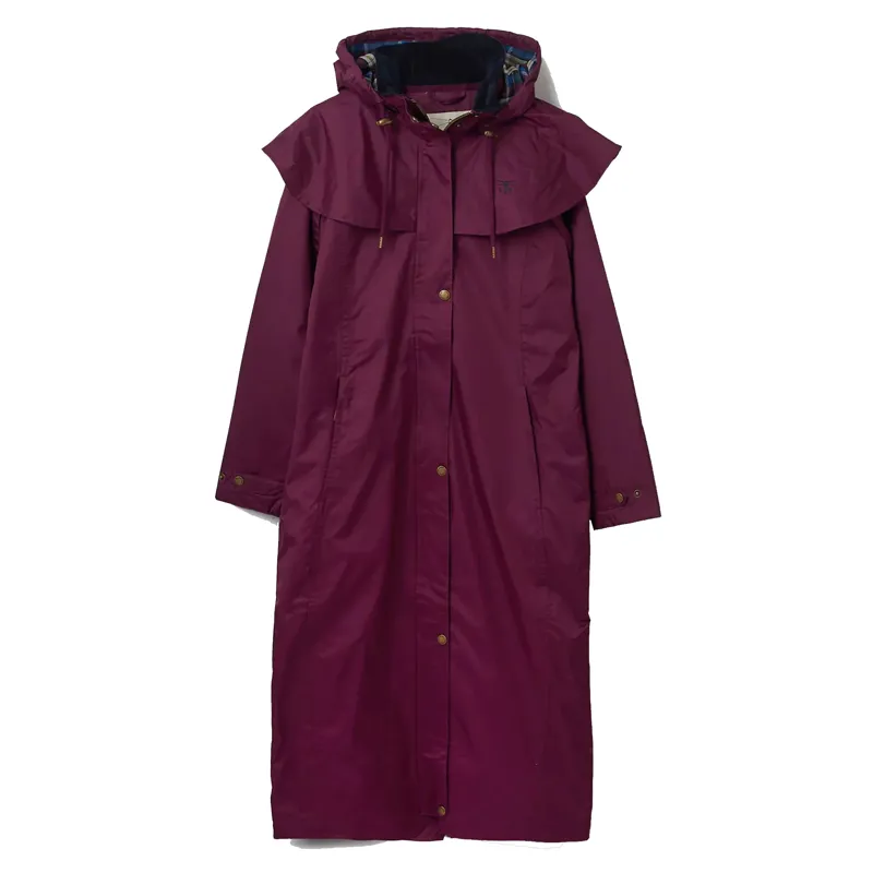 Lighthouse Outback Ladies Full Length Waterproof Jacket - Plum-1
