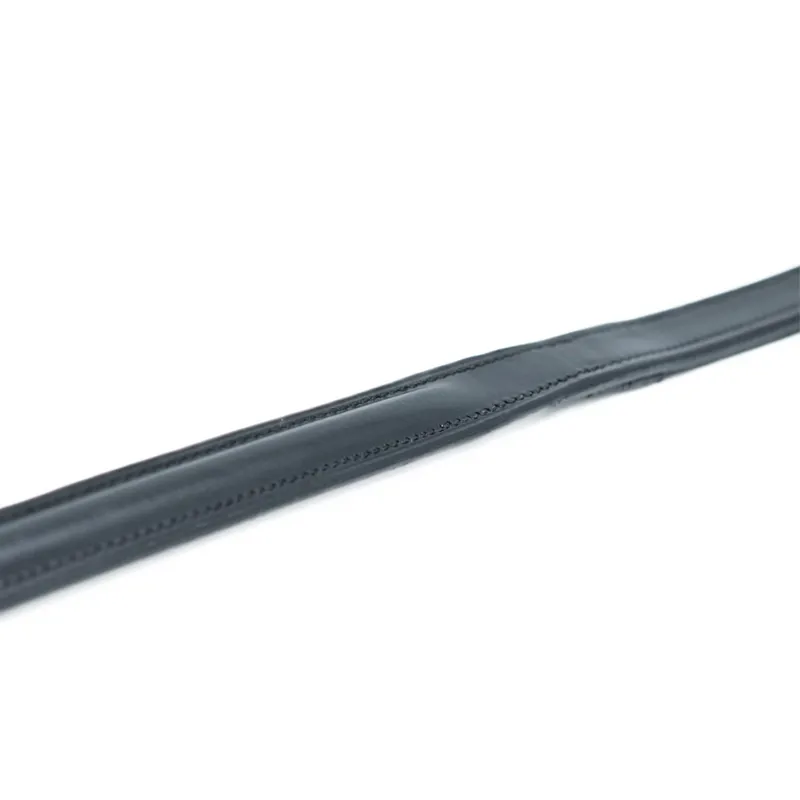 Dever Platinum Raised Dressage Reins - Black-3