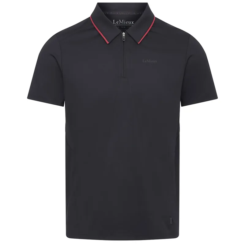 LeMieux Mens Performance Polo Shirt - Black-3
