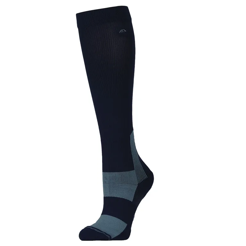 WeatherBeeta Performance Adults Tall Riding Socks - Navy/Slate Blue