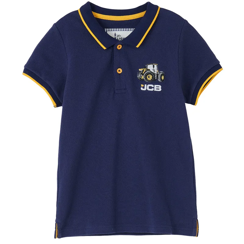 Lighthouse Pier Junior Boys Short Sleeve Tee - Navy JCB