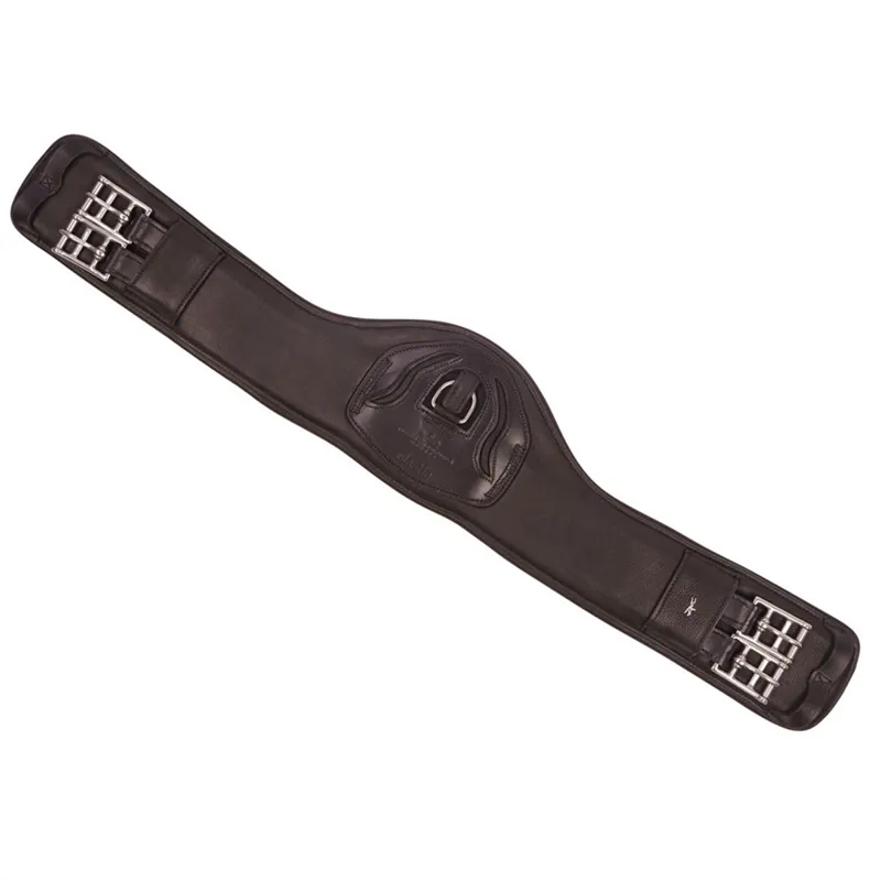 Schockemohle Pittsburgh Short Dressage Girth - Espresso/Silver
