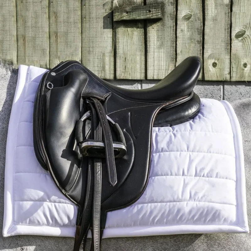 PolyPads Classic Single Saddlepad - White-2
