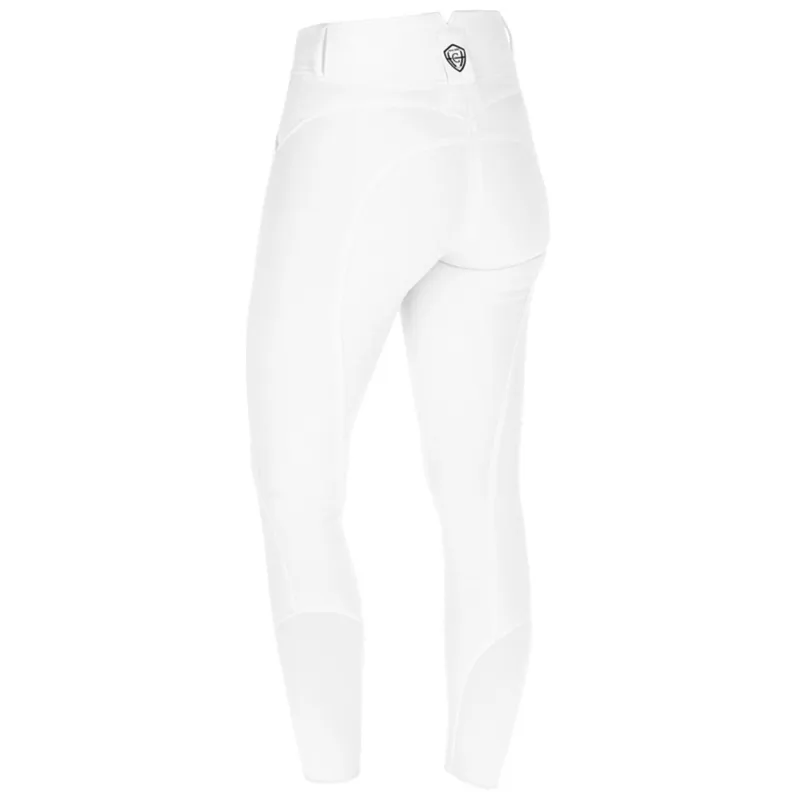 Covalliero Premium Full Grip Ladies Competition Breeches - White-1