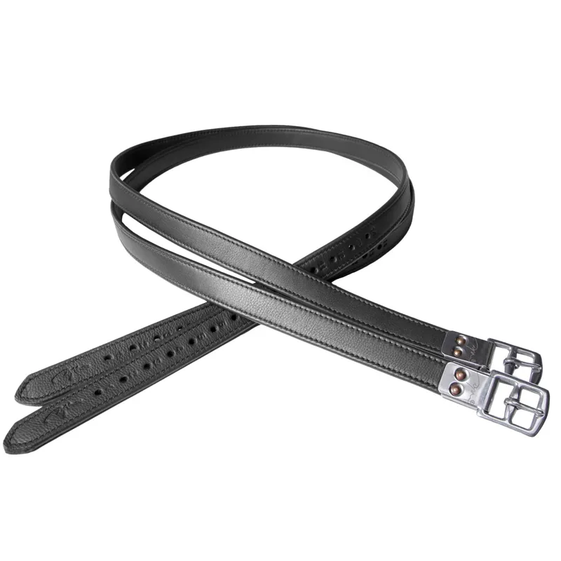 Dy'on Premium Stirrup Leathers - Black