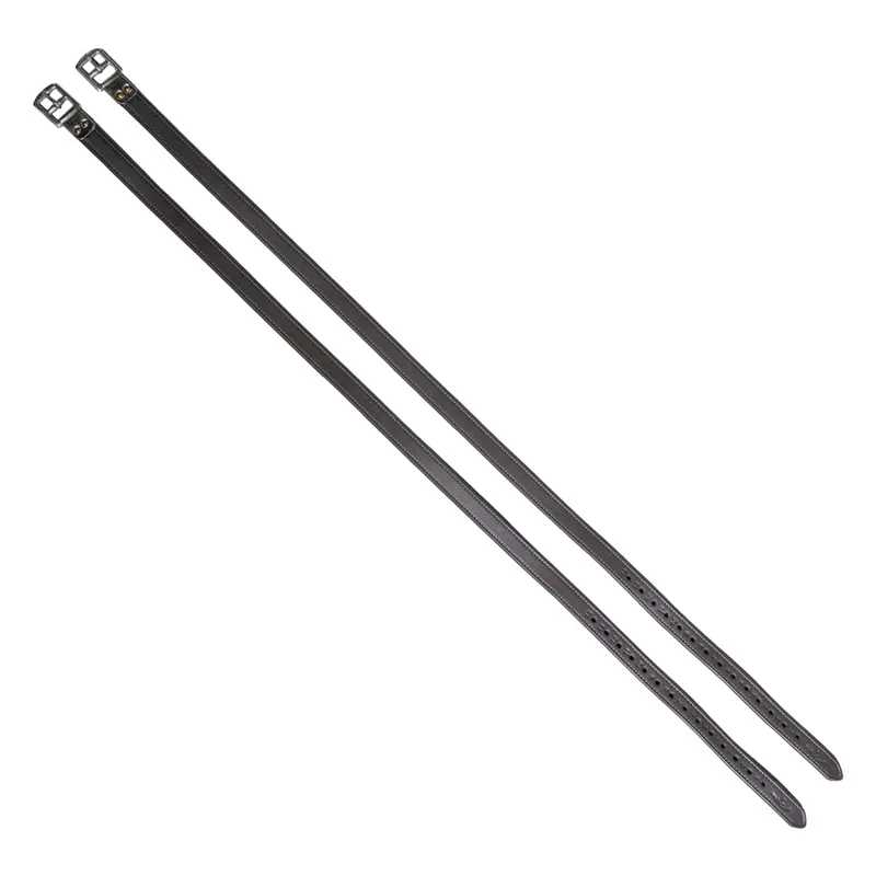 Dy'on Premium Stirrup Leathers - Black-1