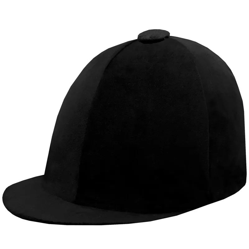 Equetech Premium Velvet Junior Hat Silk - Black