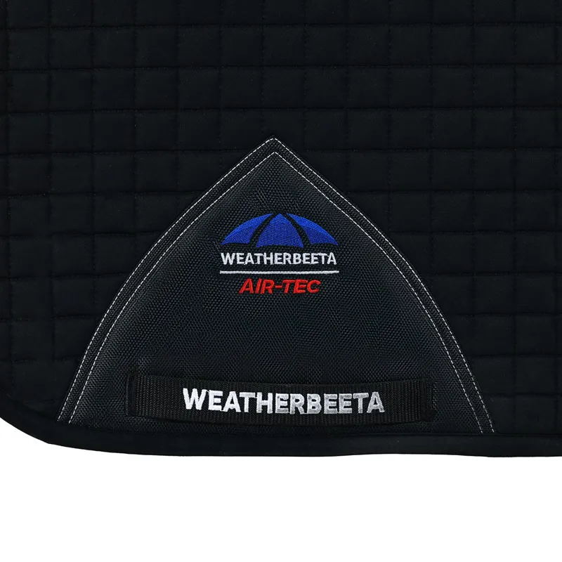 WeatherBeeta Prime Air-Tech Dressage Saddlecloth - Black-1