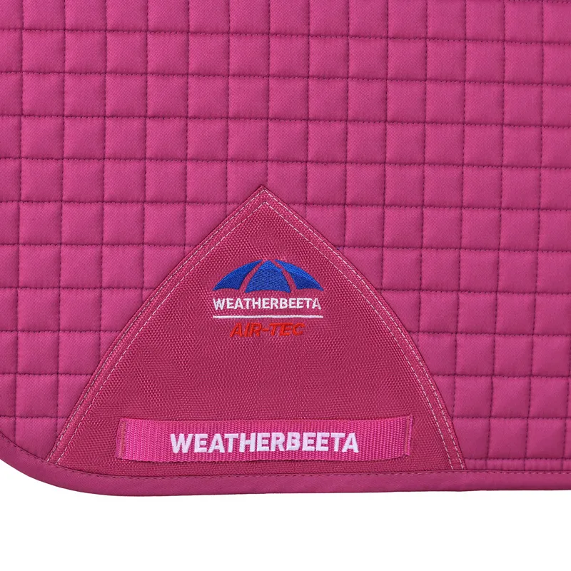WeatherBeeta Prime Air-Tech Dressage Saddlecloth - Bright Magenta-2