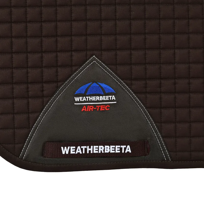 WeatherBeeta Prime Air-Tech Dressage Saddlecloth - Chocolate-1