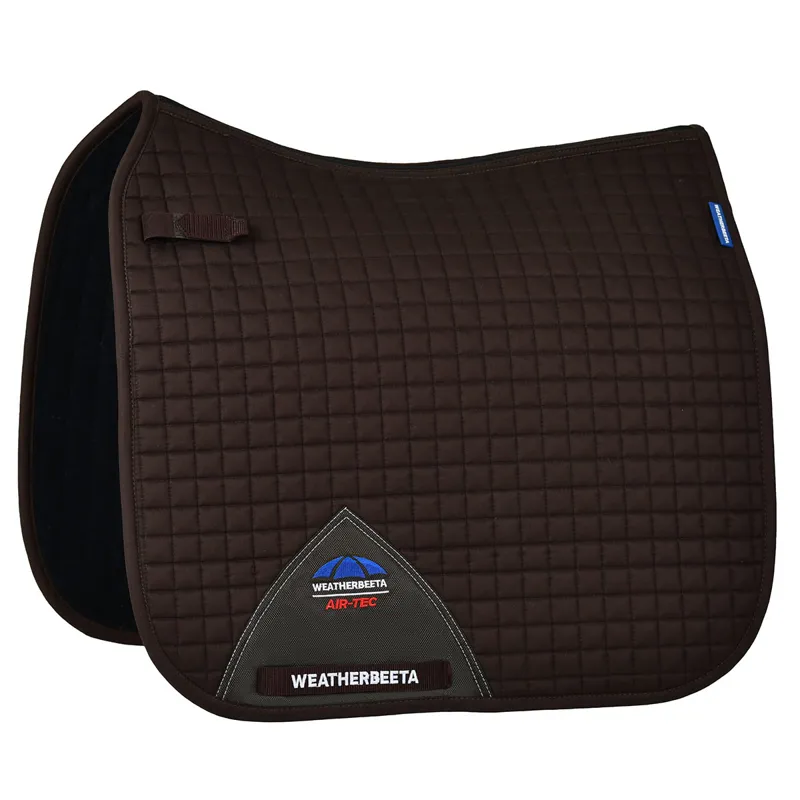 WeatherBeeta Prime Air-Tech Dressage Saddlecloth - Chocolate