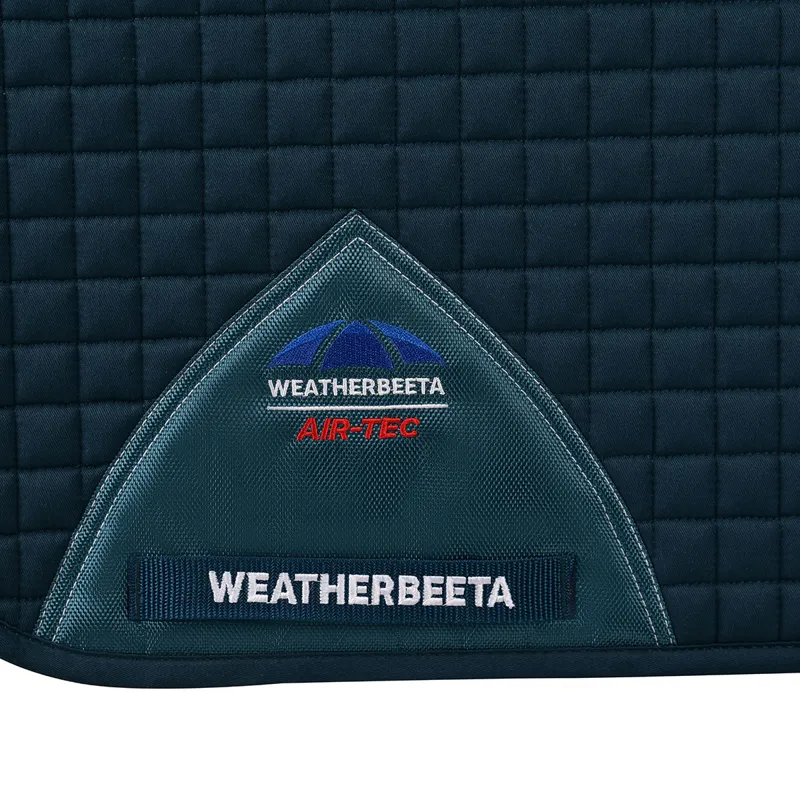 WeatherBeeta Prime Air-Tech Dressage Saddlecloth - Midnight Teal-1