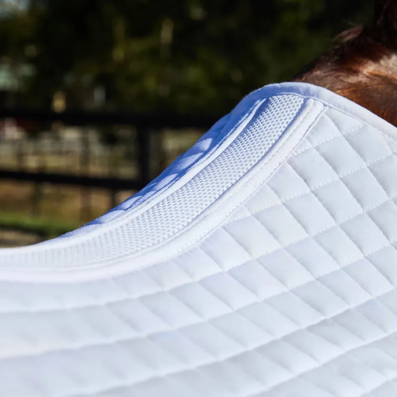 WeatherBeeta Prime Air-Tech Dressage Saddlecloth - White-1