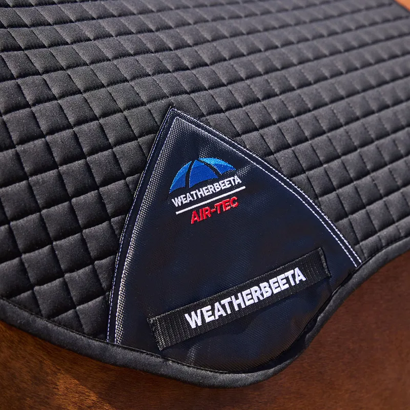 WeatherBeeta Prime Air-Tech Jump Saddlecloth - Black-2